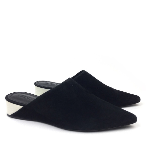 MERCEDES CASTILLO Shoes - Mercedes Castillo mule black suede leather wedge